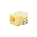 Linkedpro LP-KJ-601-YE Jack 110 Category 6, for faceplate Keystone - Yellow Color