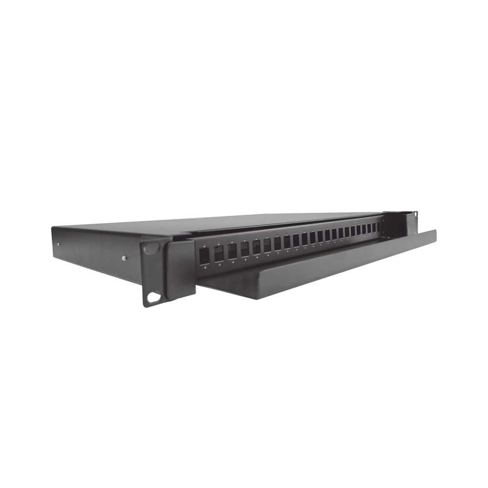 Linkedpro LP-ODF-8002 Fiber Optic Distributor, empty, 19in, Accepts 24 Adapters "LC Duplex" or "LC Simplex" or 24 "SC" Simplex, 1U