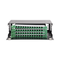 Linkedpro LP-ODF-8048 Fiber Optic Distributor, empty, 19in, Accepts 48 Adapters "LC Duplex" or "LC Simplex" or 48 "SC" Simplex, 3U