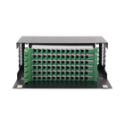 Linkedpro LP-ODF-8072 Fiber Optic Distributor, empty, 19in, Accepts 72 Adapters "LC Duplex" or "LC Simplex" or 48 "SC" Simplex, 4U