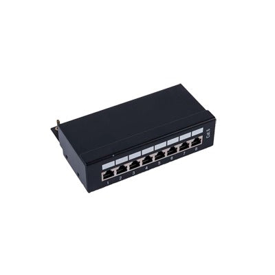 Linkedpro LP-PP-528 Shielded Patch Panel STP Cat5e, 8 Ports Cat5e, 10in