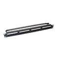 Linkedpro LP-PP-607 19-inch Patch Panel UTP Cat6, 24-Port, 1U with Cable Organizer