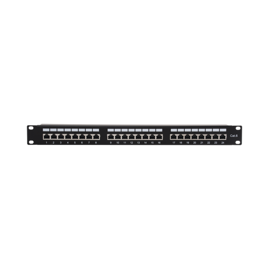 Linkedpro LP-PP-630 19-inch Patch panel STP Cat6, 24-Port, 1U