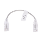 Linkedpro LP-UT6-020-GY28 Slim Patch Cord UTP Cat6 - 0.65 ft (20 cm) Gray, Reduced Diameter (28 AWG)