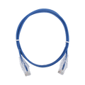 Linkedpro LP-UT6-100-BU28 Slim Patch Cord UTP Cat6 - 3.28 ft (1 m) Blue, Reduced Diameter (28 AWG)