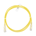 Linkedpro LP-UT6-100-YE-28 Slim Patch Cord UTP Cat6 3 ft Yellow 28 AWG