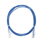 Linkedpro LP-UT6-200-BU28 Slim Patch Cord, UTP Cat6 - 6.56 ft (2 m), Blue, Reduced Diameter (28 AWG)