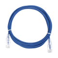 Linkedpro LP-UT6-300-BU28 Slim Patch Cord UTP Cat6 - 9.84 ft (3 m) Blue, Reduced Diameter (28 AWG)