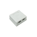 Linkedpro LP-WP-6037 Wall Box 2-Port STP Cat5e Jack