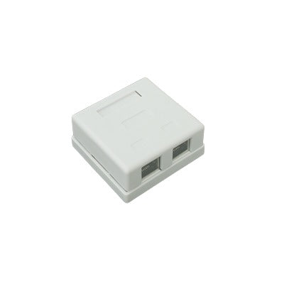Linkedpro LP-WP-6037 Wall Box 2-Port STP Cat5e Jack