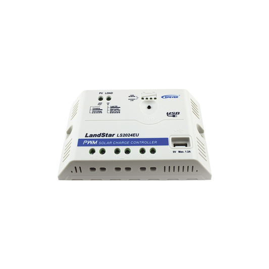 Epever LS-2024-EU PWM Solar Charge Controller 12/24V 20A with USB Output Port