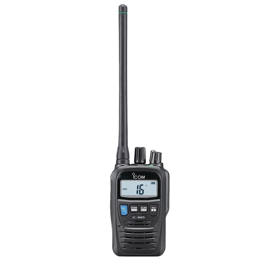 Icom M85UL31USA Intrinsically safe marine VHF MIL-810 G, 6W, Frequency Tx 156.025-157.425 MHz / Rx 156.050-163.275 MHz, Waterproof IPX8, AquaQuake™