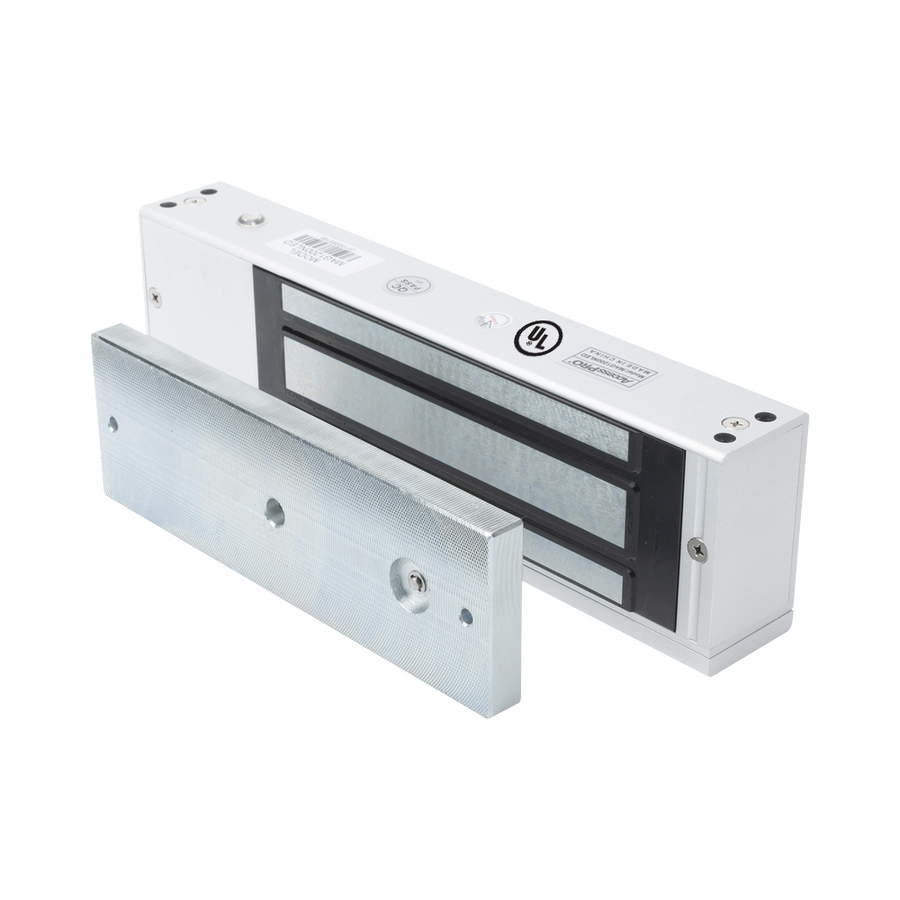 Accesspro MAG1200NLED-UL Magnetic Door Lock 1200 lb / Indoor / UL
