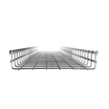 Charofil MG-50-435EZ Wire Mesh Cable Tray, Electro-galvanized, up to 315 Cat6 Cables, Section 9.84ft (3m), 2.6"/11.81" (66/300mm) Width