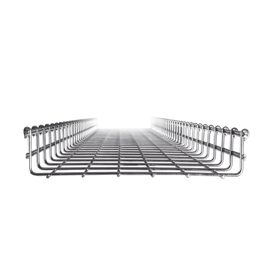 Charofil MG-50-435EZ Wire Mesh Cable Tray, Electro-galvanized, up to 315 Cat6 Cables, Section 9.84ft (3m), 2.6"/11.81" (66/300mm) Width