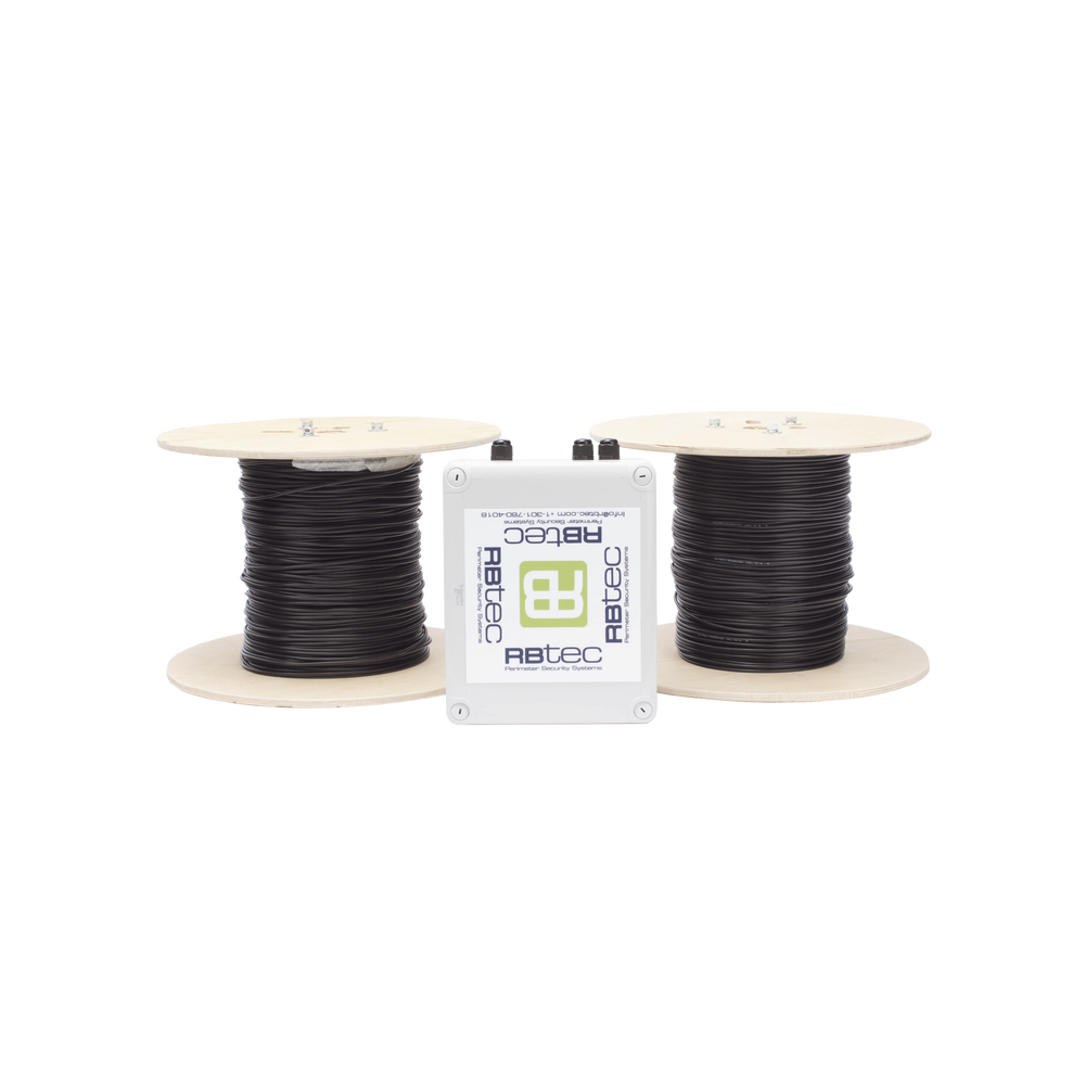 Rbtec MIC2Z1000V2 MICALERT Sensor Cable for Walls, Fences or Railings / 2000 ft of Perimeter Protection / 2 Zones of 1000ft
