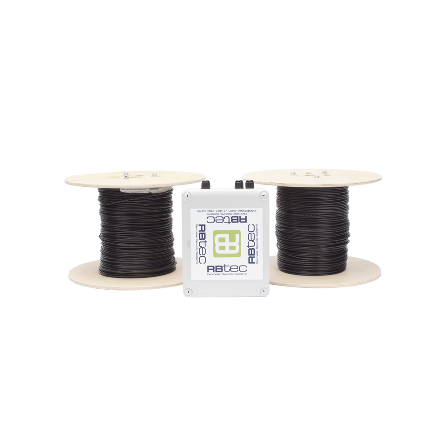 Rbtec MIC2Z1000V2 MICALERT Sensor Cable for Walls, Fences or Railings / 2000 ft of Perimeter Protection / 2 Zones of 1000ft
