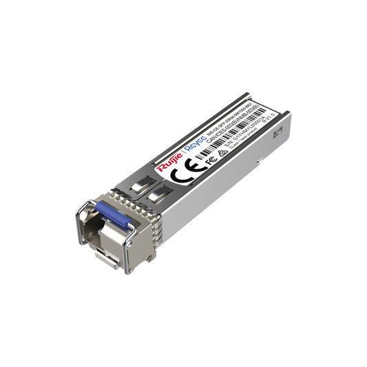 Ruijie NIS-GE-SFP-20KM-SM1550-BIDI Industrial Mini-Gbic SFP Transceiver 1GB Single-Mode LC BIDI (TX:1550, RX:1310) Up to 20 Km