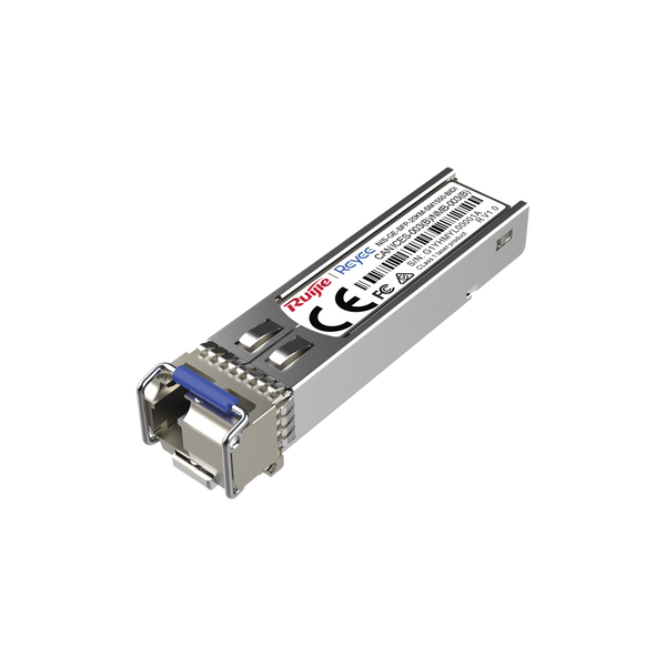 Ruijie NIS-GE-SFP-20KM-SM1550-BIDI Industrial Mini-Gbic SFP Transceiver 1GB Single-Mode LC BIDI (TX:1550, RX:1310) Up to 20 Km