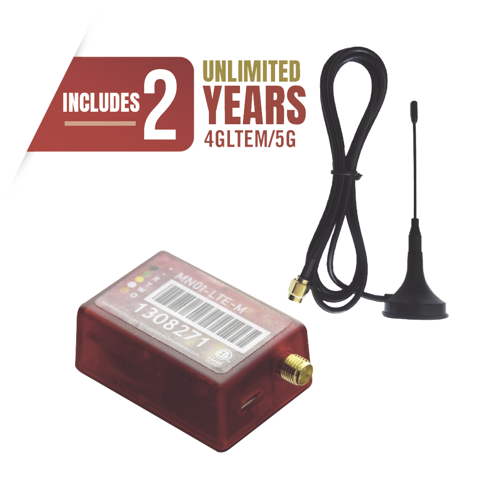 M2m Services MN01-LTE-M 4GLTE / 5G Dual Version 2.0 Alarm Communicator / Includes 2 Year Coverage 4GLTE / 5G / APP / Plug and Play / Compatible with Honeywell / DSC / CROW / PIMA
