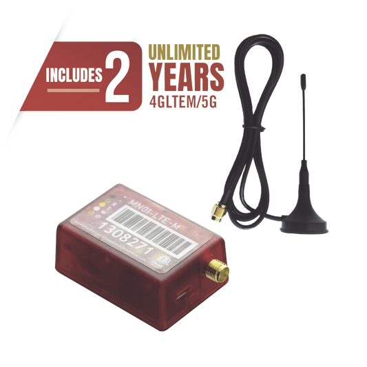 M2m Services MN01-LTE-M 4GLTE / 5G Dual Version 2.0 Alarm Communicator / Includes 2 Year Coverage 4GLTE / 5G / APP / Plug and Play / Compatible with Honeywell / DSC / CROW / PIMA