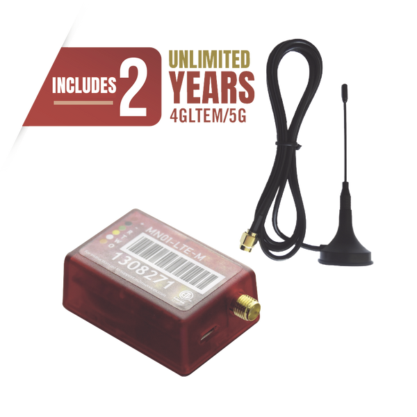 M2m Services MN01-LTE-M 4GLTE / 5G Dual Version 2.0 Alarm Communicator / Includes 2 Year Coverage 4GLTE / 5G / APP / Plug and Play / Compatible with Honeywell / DSC / CROW / PIMA