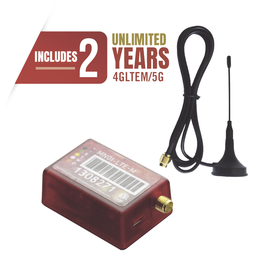 M2m Services MN01-LTE-M 4GLTE / 5G Dual Version 2.0 Alarm Communicator / Includes 2 Year Coverage 4GLTE / 5G / APP / Plug and Play / Compatible with Honeywell / DSC / CROW / PIMA