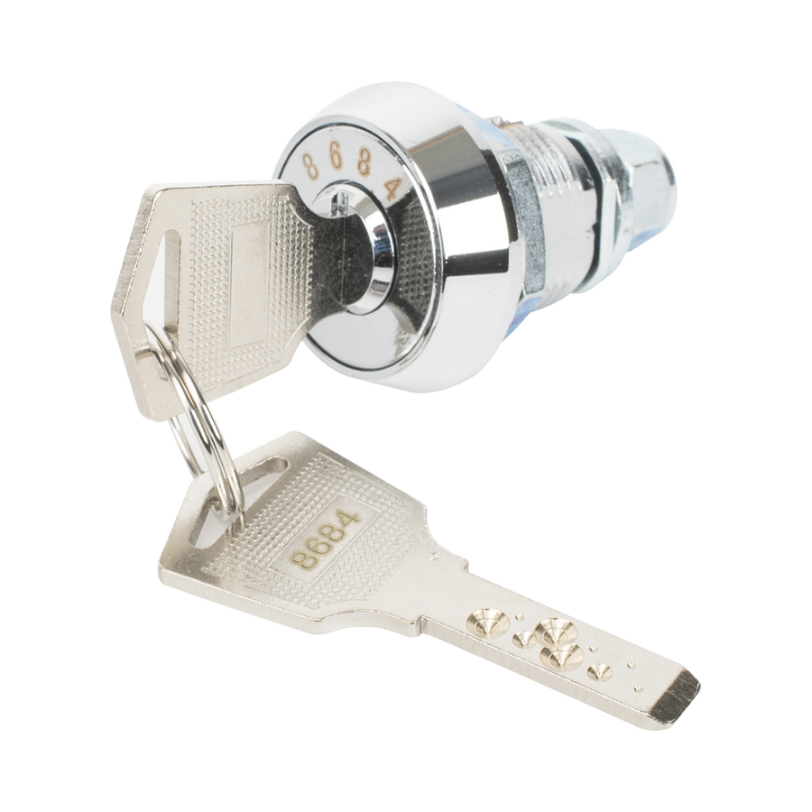 Linkedpro MS-456-17D Replacement Cam Lock with Key for Metallic Cabinets