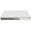 MikroTik CRS520-4XS-16XQ-RM Cloud Router Switch 520-4XS-16XQ-RM with Quad-core AL52400 2GHz CPU, 4GB RAM, 98CX8410 chip, 2x 10GE, 4x 25G SFP28, 16x 100G QSFP28 ports, RouterOS L5, 1U RM enclosure, Dual hot-swap PSU, 4x hot-swap fans