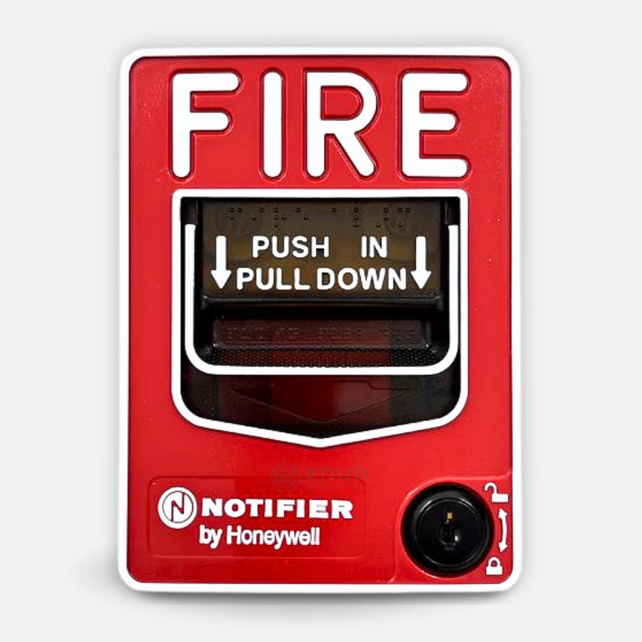 Notifier NBG-12 Dual Action Lexan Station, Red