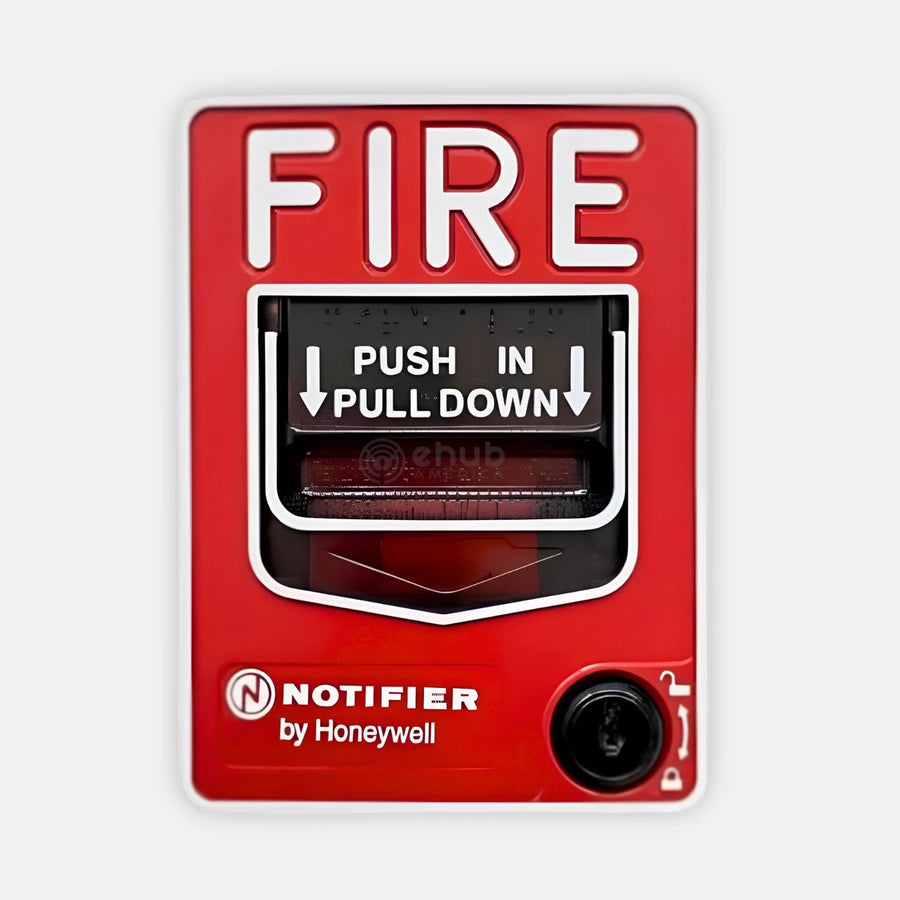 Notifier NBG-12LPSP Dual Action Lexan Station, Red