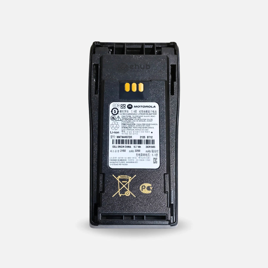Motorola NNTN4497 Battery CP200D DEP450 PR400 CP200 Li-ion 2250mAh