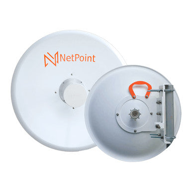 NetPoint NPPRO-S36 Modular Twist-on 4.9-6.4GHz 36dBi Dish Antenna