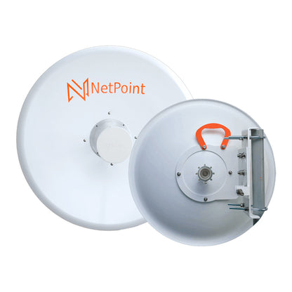 NetPoint NPPRO-S36 Modular Twist-on 4.9-6.4GHz 36dBi Dish Antenna