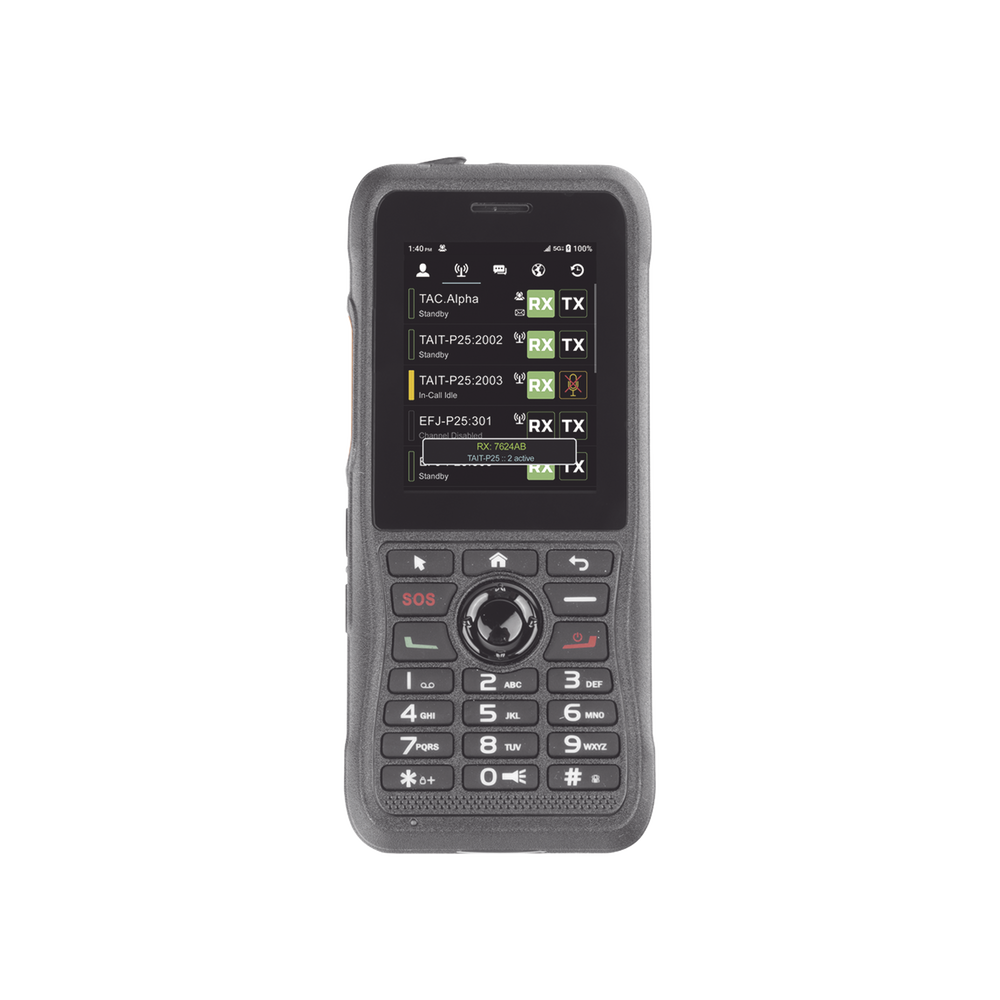 Nxradio NXPOC130-KIT 4G LTE PoC Radio with 2.4" Touch Screen + 12 Month License for NXRADIOTERMINAL