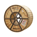 Linkedpro By Fiberhome LPOC-ADSS-72C-S100/4KM 13,000 ft / 4 km ADSS Aerial Fiber Optic Cable Drum / G.652D Single-Mode, 72 Fibers, Outdoor Black Jacket, 328 ft (100 m) Span Rating