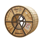 Linkedpro By Fiberhome LPOC-ADSS-72C-S100/4KM 13,000 ft / 4 km ADSS Aerial Fiber Optic Cable Drum / G.652D Single-Mode, 72 Fibers, Outdoor Black Jacket, 328 ft (100 m) Span Rating