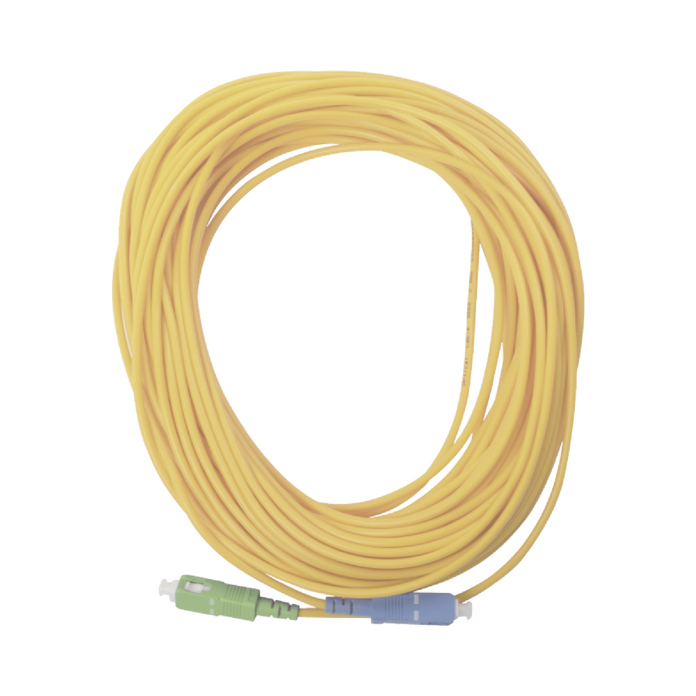Fiberhome OFC-SC/UPC-SC/APC-30-20 Simplex Fiber Optic Jumper, Singlemode, SC/UPC-SC/APC connectors, 20 meters (65 ft)