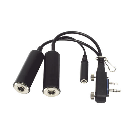 Icom OPC2401 Headset adapter with PTT socket for Radios ICOM A16 Aviation Radios