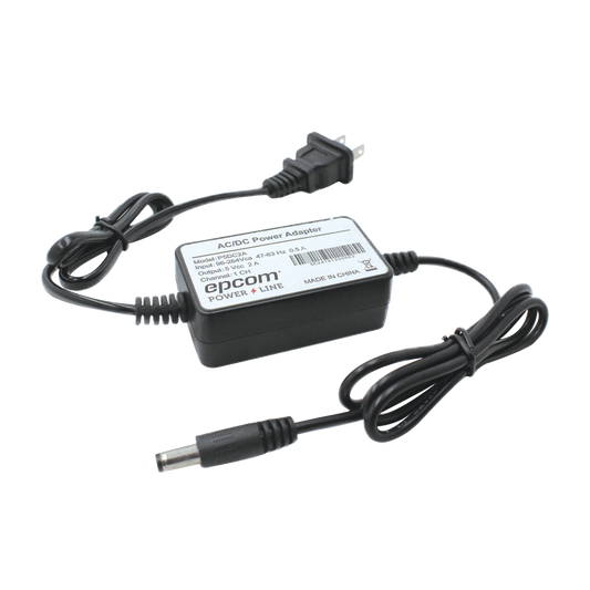 Epcom Powerline P5DC2AT Adapter Power Supply 5 Vdc Regulated @ 2A; UL; Input voltage 100-240 VAC / With Terminal Extensions