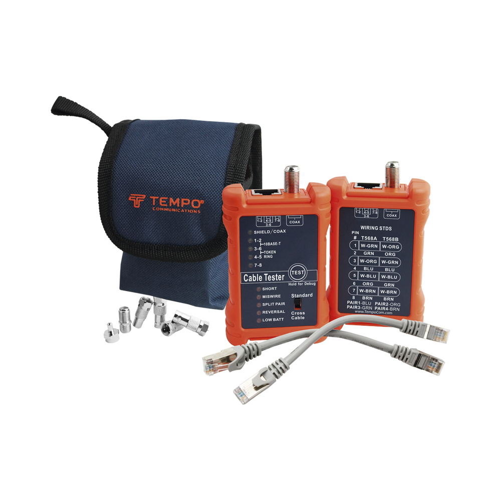Tempo PA1594 Professional Network/Coaxial Cable Tester