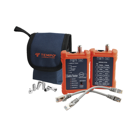 Tempo PA1594 Professional Network/Coaxial Cable Tester
