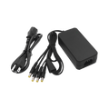 Epcom Powerline PLK12DC4CH 12 VDC 5 Amp Power Supply / With 4 Outputs Male Power Plug