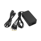 Epcom Powerline PLK12DC4CH 12 VDC 5 Amp Power Supply / With 4 Outputs Male Power Plug