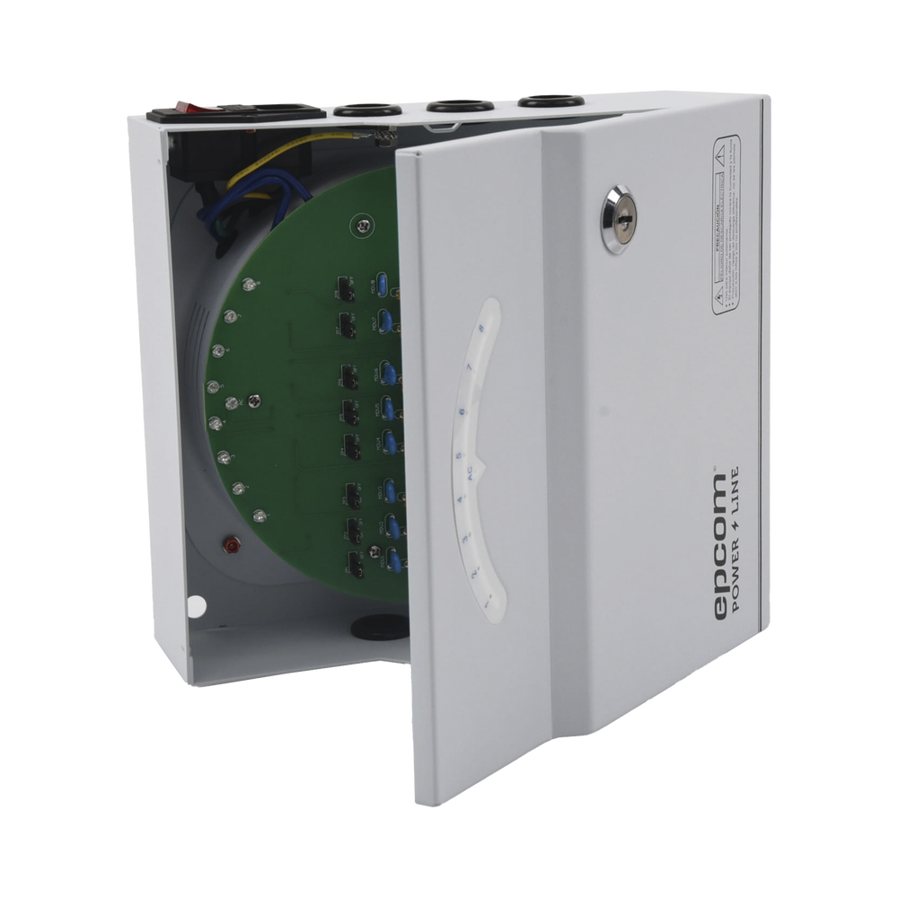 Epcom Powerline PLK-24-AC-8A Professional Power Supply of 24 VAC @ 8 Amper / Supports 8 Cameras / Input Voltage: 110 Vac