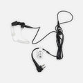 Motorola PMLN6530A 10PK 2Wire Surveillance Kit Clear Translucent Tube Black