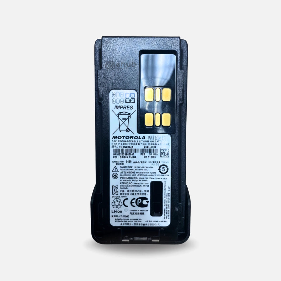 Motorola PMNN4544A Li-Ion IMPRES Battery IP68 2450mAh XPR7350 XPR7550