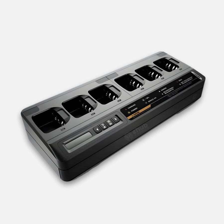 Motorola PMPN4284B IMPRES 2 6-Slot Multi-Unit Charger with Display