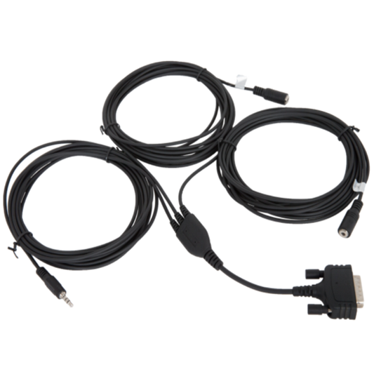 Hytera POA117 Foot PTT & Sun Visor Microphone & External Speaker Cable Kit