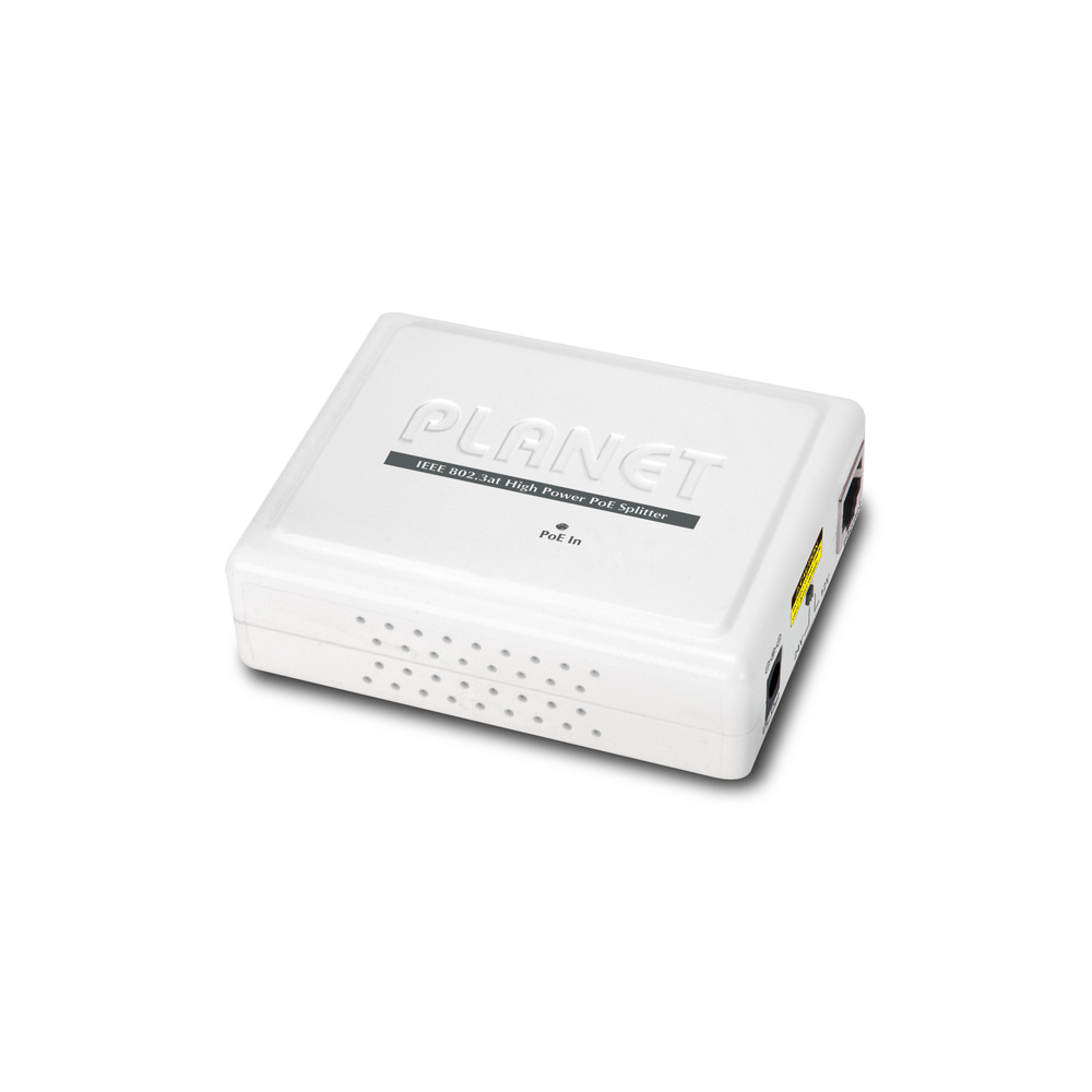 Planet POE-162S IEEE 802.3at Gigabit Power over Ethernet Plus Splitter with 12V/24VDC output (10/100/1000Mbps)